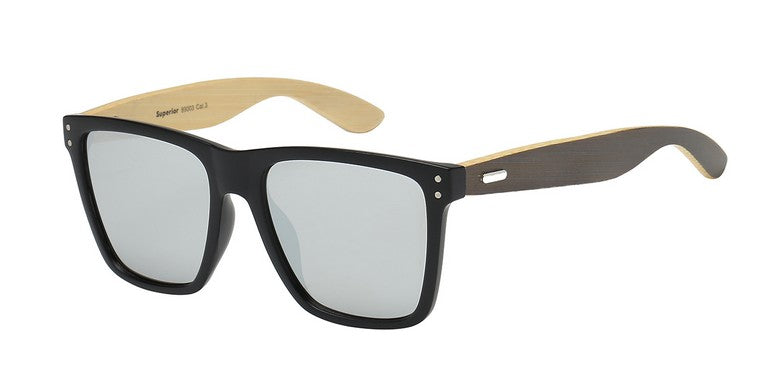 ECO-CHIC UNVEILED: SUPERIOR 8SUP89003 BAMBOO TEMPLE SUNGLASSES