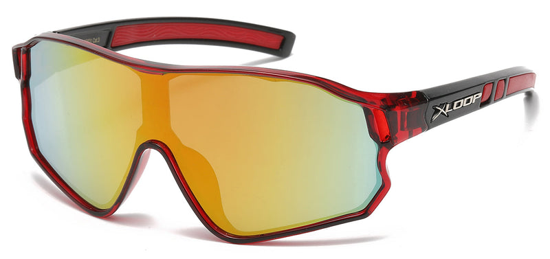 BOLD PROTECTION: X-LOOP KG-X3631 KIDS WRAP AROUND SUNGLASSES