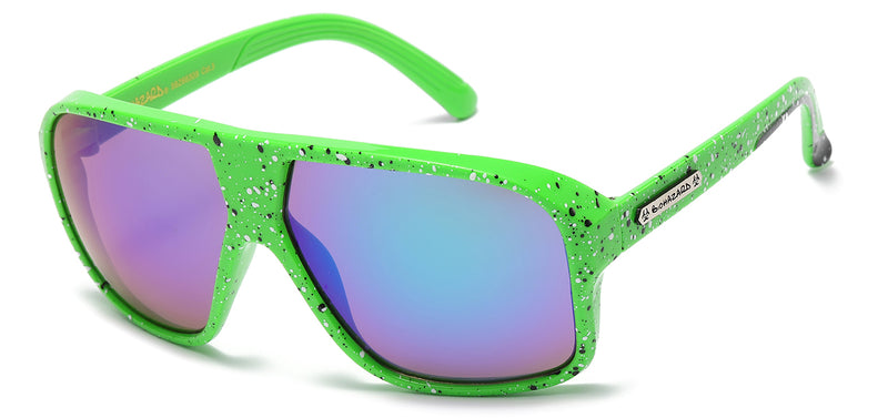 VIBRANT COLORFUL BIOHAZARD 8BZ66309 LIGHTNING PRINT EYEWEAR