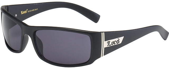 WOOD GRAIN ELEGANCE: LOCS 8LOC91133-WOOD SUNGLASSES