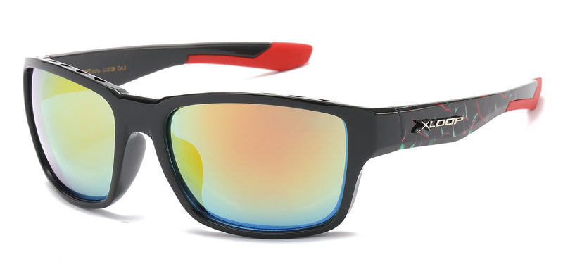 MIRROR COATED LENS XLOOP 8X2726 SPORTY EYEWEAR