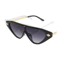 CAT-EYE CHIC: NEW EDGE EYEWEAR 96473 SHIELD FASHION SUNGLASSES