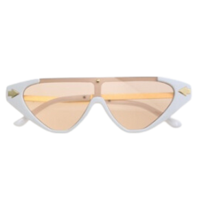 CAT-EYE CHIC: NEW EDGE EYEWEAR 96473 SHIELD FASHION SUNGLASSES