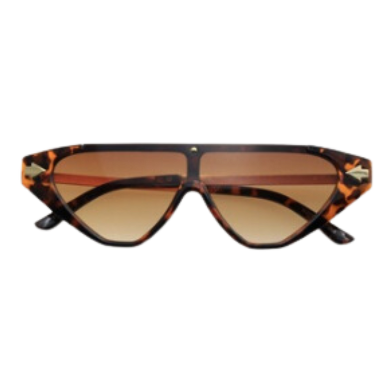 CAT-EYE CHIC: NEW EDGE EYEWEAR 96473 SHIELD FASHION SUNGLASSES