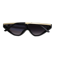 CAT-EYE CHIC: NEW EDGE EYEWEAR 96473 SHIELD FASHION SUNGLASSES