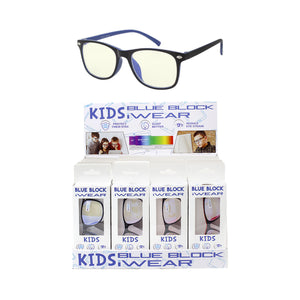 "KID-FRIENDLY EYE PROTECTION: NEW EDGE KBLFE24 KIDS BLUE LIGHT GLASSES"