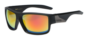 LOCS 8LOC91142-MBRV: CONTOUR SQUARE WRAP SHADES WITH MIRRORED LENSES