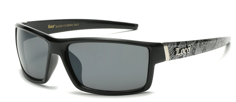 LOC 8LOC91172-BDNA: STREET-CHIC WRAP & SQUARE FUSION SUNGLASSES