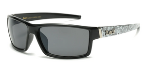 LOC 8LOC91172-BDNA: STREET-CHIC WRAP & SQUARE FUSION SUNGLASSES