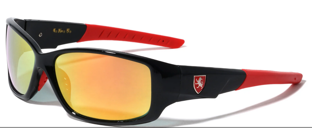 "KN-P01004-CM KHAN SPORT COLOR MIRROR SUNGLASSES"