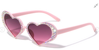 HEART SHAPE DIAMOND RHINESTONE RH-3267 SUNGLASSES