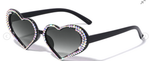 HEART SHAPE DIAMOND RHINESTONE RH-3267 SUNGLASSES