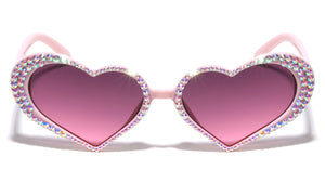 HEART SHAPE DIAMOND RHINESTONE RH-3267 SUNGLASSES