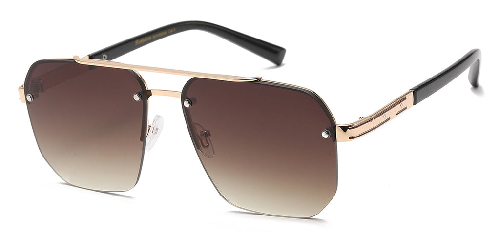 NEW EDGE 8MH88066: MANHATTAN BIOHAZARD AVIATOR UNISEX METAL SOPHISTICATION