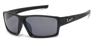 LOCS 8LOC91184-CAMO: SPORTY SQUARE CAMO SUNGLASSES FOR STREET-STYLE EDGE