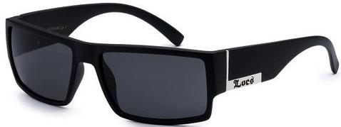 "LOCs 8LOC91026-MB MATTE BLACK MEN'S SUNGLASSES - A MINIMALIST MASTERPIECE"