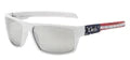 LOCS 8LOC91106-USA SQUARE UNISEX SUNGLASSES.