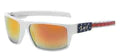 LOCS 8LOC91106-USA SQUARE UNISEX SUNGLASSES.