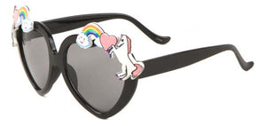 KIDS HEART SHAPED UNICORN RAINBOW SUNGLASSES: SPARKLING STYLE FOR LITTLE ONES