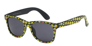 JUNIORS RETRO REWIND KG-WF01-EMO EMOJI PRINT KIDS/JUNIORS SUNGLASSES: FUN IN THE SUN!