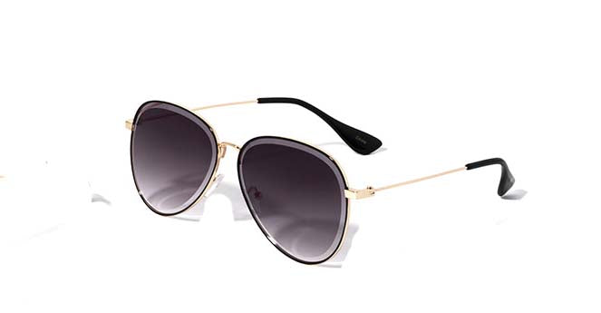 NEW EDGE EYEWEAR AVIATOR CUT BEVEL BUTTERFLY SUNGLASSES