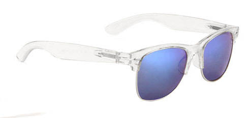 COLORED CLASSIC WAYFARER SUNGLASSES: MK-40311-CRYST-CM