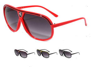 KHAN Aviators Track Line One piece Sunglasses.