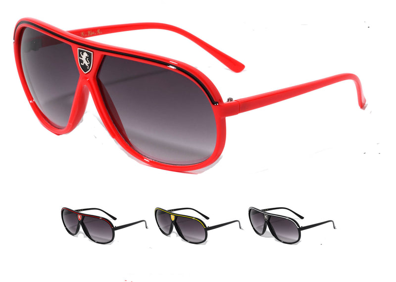 KHAN Aviators Track Line One piece Sunglasses.