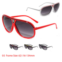 KHAN Aviators Track Line One piece Sunglasses.