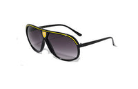 KHAN Aviators Track Line One piece Sunglasses.