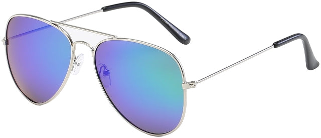 POLARIZED AVIATOR METAL SUNGLASSES: PZ-AF101-CM