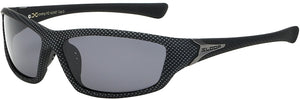 BLACK WRAP X-LOOP POLARIZED SUNGLASSES PZ-X2497