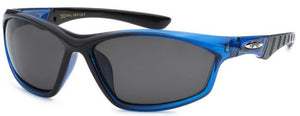 BLUE/BLACK X-LOOP POLARIZED SUNGLASSES-PZ-X2505