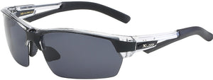 CLEAR BLACK X-LOOP POLARIZED SUNGLASSES- PZ-X2561