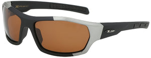 GRAY/BLACK X-LOOP POLARIZED SUNGLASSES -PZ-X2569