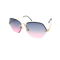 RAINBOW 92006RL RIMLESS FASHION SUNGLASSES