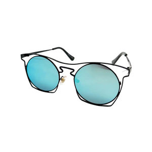 ROUND 92013RV METAL UNISEX SUNGLASSES