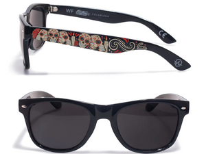 SIGNATURE SERIES SUGER SKULL ENGRAVED SUNGLASSES