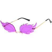 W3419 RIMLESS FLAME SUNGLASSES