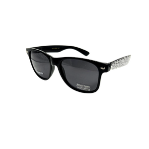 BANDANA-INSPIRED WAYFARER SHADES: WF01-BLK1