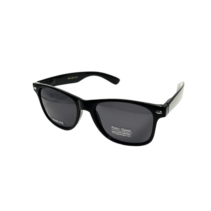 BANDANA-INSPIRED WAYFARER SHADES: WF01-BLK1