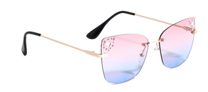 RHINESTONE M10844-RH RAINBOW RIMLESS SUNGLASSES